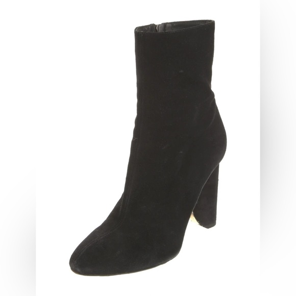 Dries Van Noten Suede Side-Zip Boots - Picture 4 of 8